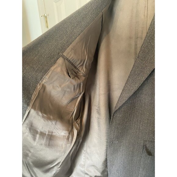Daniel Cremieux Brown Blazer Men's 46R Single Breasted 2 Button Dillard's Exclu - Picture 4 of 6
